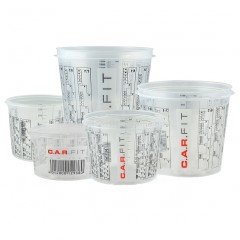 Емкость мерная пластиковая для смешивания красок 0,75л C.A.R.FIT 3-200-0750