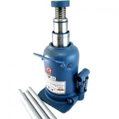 Домкрат бутылочный профессиональный двухштоковый 10т высота подъема 210-520 мм TORIN TH810001 Домкрат бутылочный профессиональный двухштоковый 10т высота подъема 210-520 мм TORIN TH810001