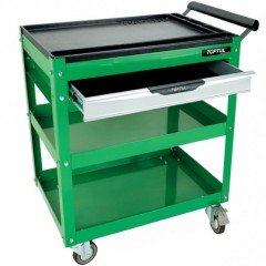 Тележка для инструмента 1 секция, 3 открытые полки TOPTUL TCAD0101