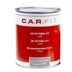 Грунт-наповнювач двокомпонентний акриловий US Filler білий (1л) C.A.R.FIT 4-242-1000