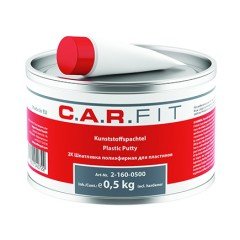 Високопластична двокомпонентна поліефірна шпаклівка (500г) C.A.R.FIT 2-160-0500