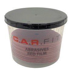 Абразивні диски на пластиковій основі Red Film P100-2000 (100шт) C.A.R.FIT 6-500-0100-2000