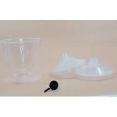 Пластикові одноразові змінні ємності PPS 650мл 190мкм 25шт