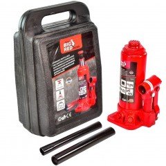 Домкрат бутылочный 3т 194-372 мм в кейсе TORIN T90304S