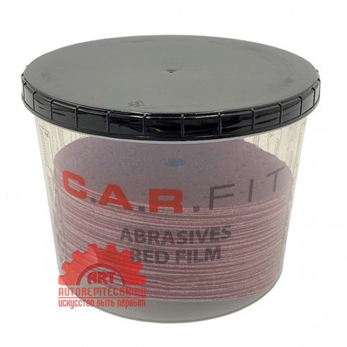 Абразивные диски на пластиковой основе Red Film P60/80 (50шт) C.A.R.FIT 6-500-0060-80